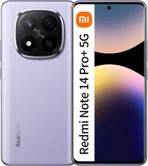 Xiaomi Redmi Note 14 Pro  Plus 5G   4G LTE (for Tmobile Mint Tello & Global) (512GB   12GB) NFC 6.67" 120Hz 200MP Pro AI Camera Model 24115RA8EG Unlocked Dual Sim (Lavender Purple)