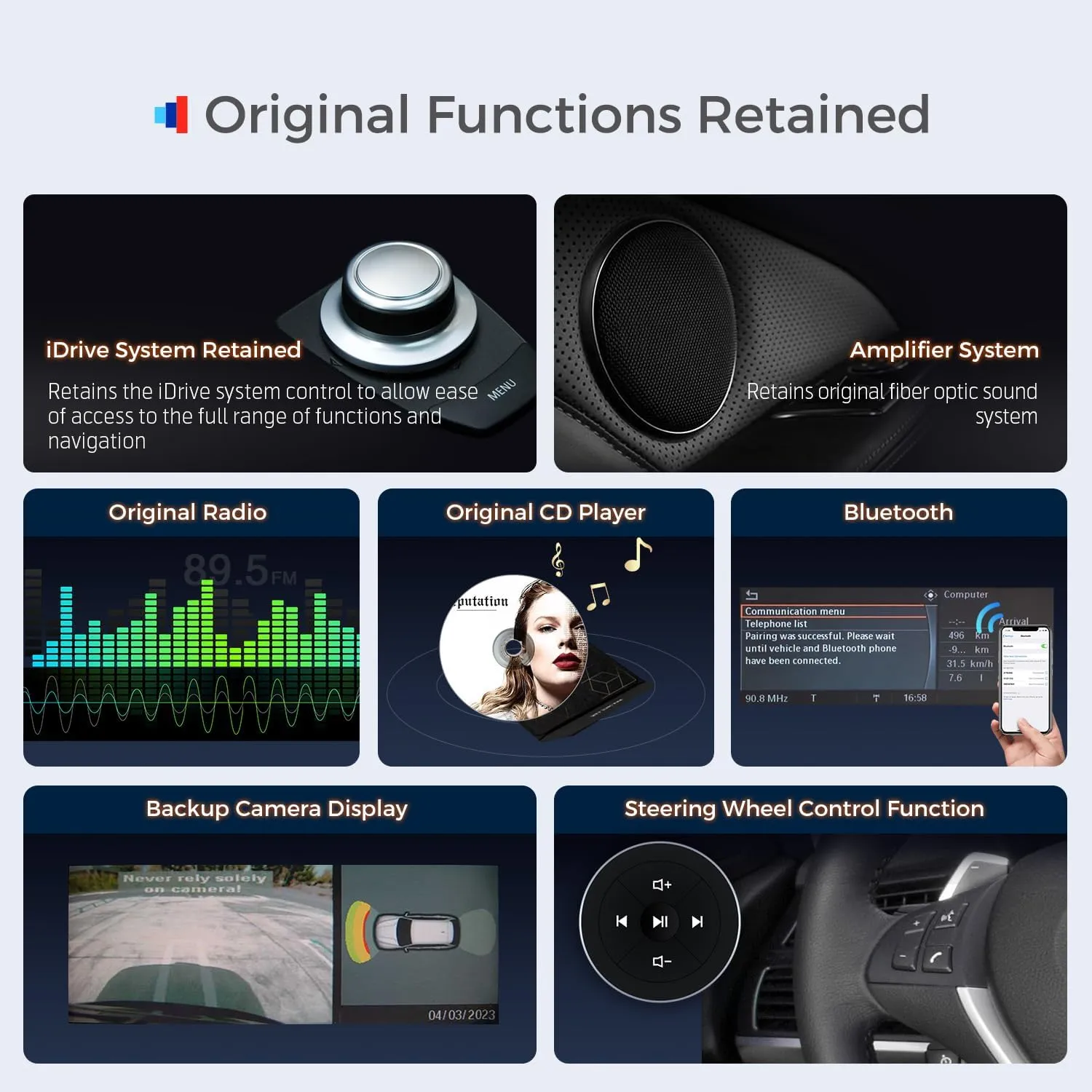 XTRONS 12.3 Inch Android 14 Car Stereo for BMW X5 E70 X6 E71 2007-2010 CCC System, IPS Touch Screen 4 64GB Global 4G Car Radio GPS Navigation Support Wireless Car Play Android Auto